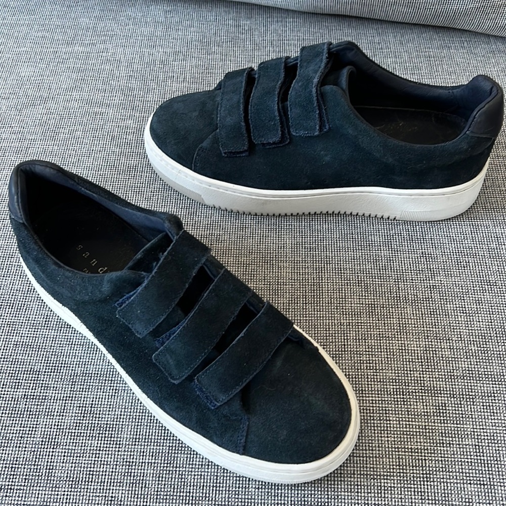 Sandro Paris Suede Sneakers